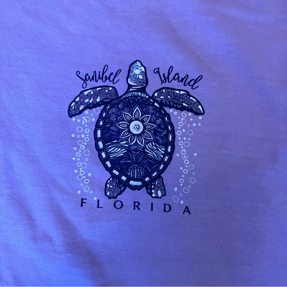 NWOT Purple Sea Turtle Florida T-Shirt